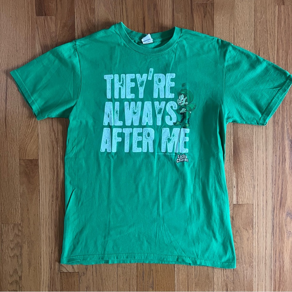 Lucky Charms “They’re Always After Me” Graphic Tee – St. Patrick’s Day 🍀